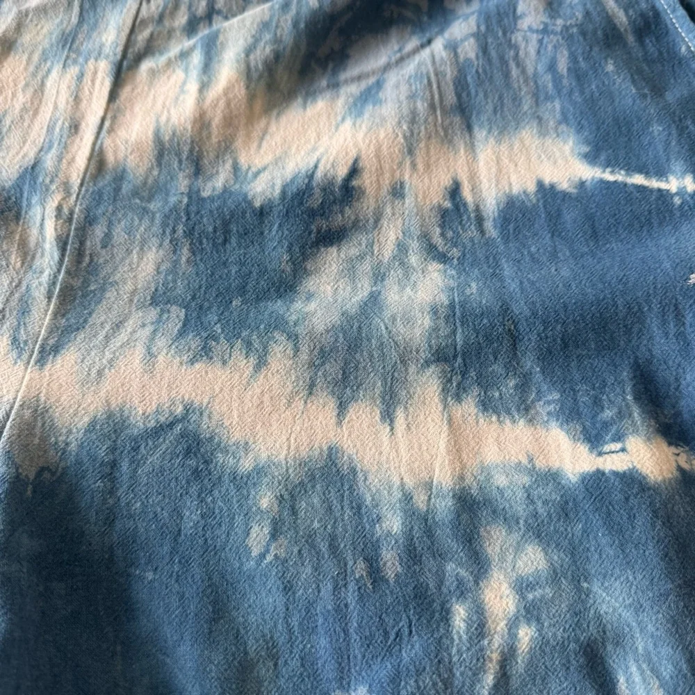 Shibori Indigo Baggy Overalls (hand dyed) - Picture 4 of 4